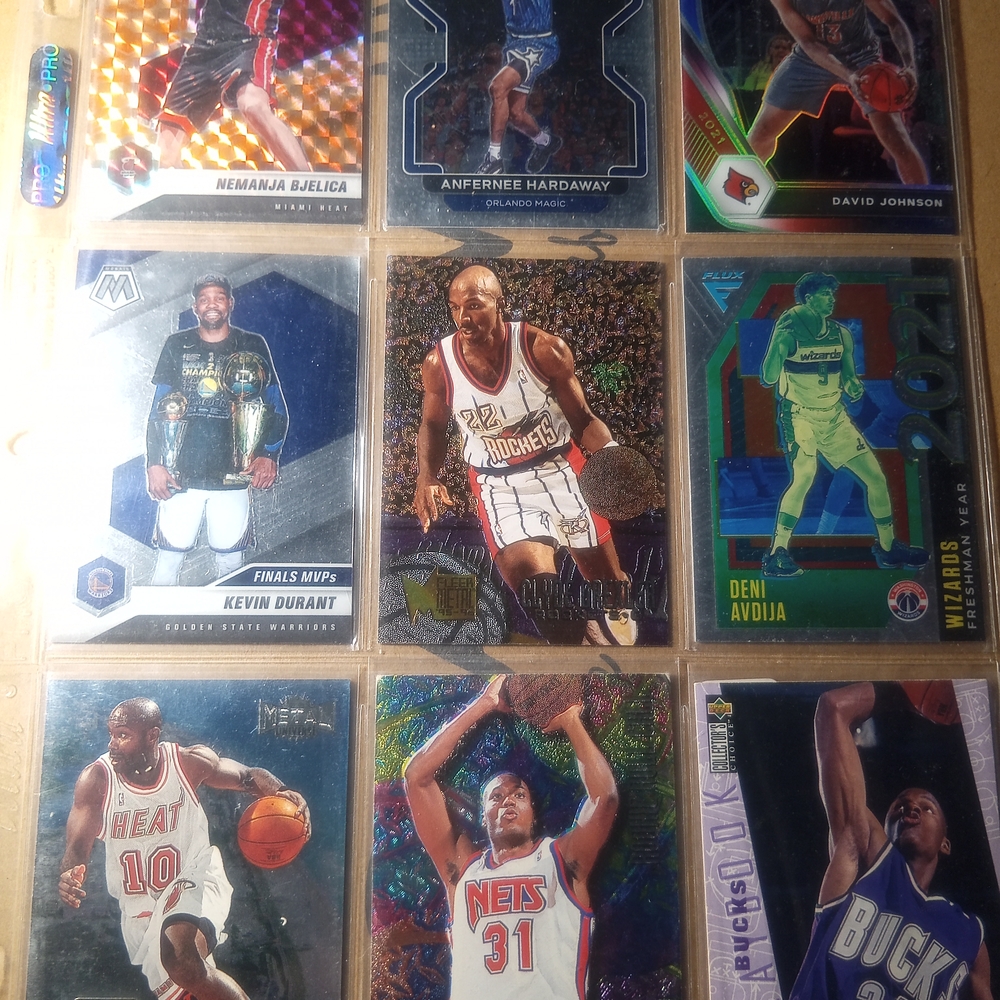 NBA Trading Card Collection Featuring Top Players